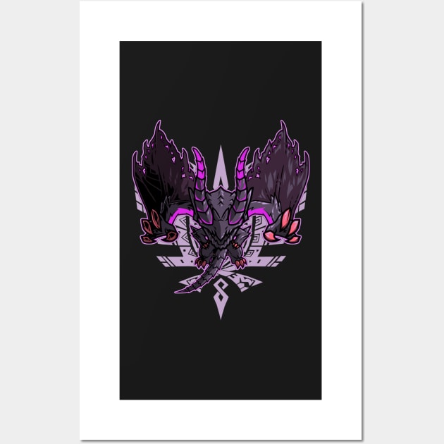 Gore Magala | Monster Hunter Wall Art by YhaniDoriasArts